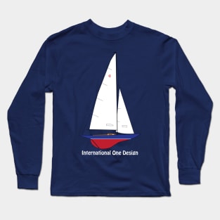 International One Design - IOD - Sailboat Long Sleeve T-Shirt